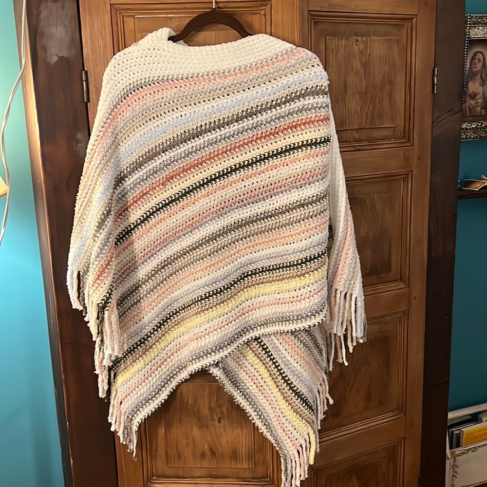 Cute asymmetrical poncho
